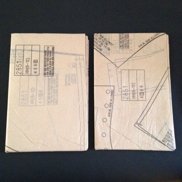 Simplicity Misses Western Saloon Girl Costume Pattern 2851 Sz 6-12 Uncut Cosplay - Picture 10 of 12